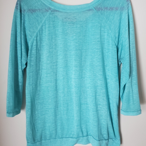 Batman Logo Teal Graphic Tee, Size Lg - Picture 3 of 6